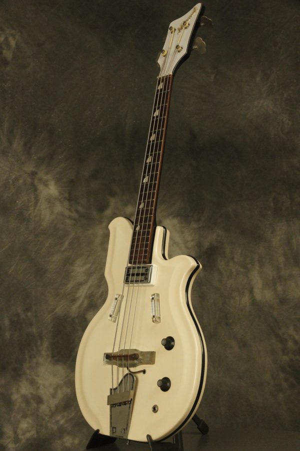1964 National Val-Pro 85 Reso-Glass short-scale Bass White - Image 10