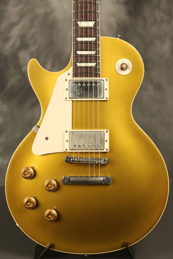 2013 Gibson Custom Shop 1957 Les Paul Standard reissue VOS Goldtop LEFT-HANDED - Image 2