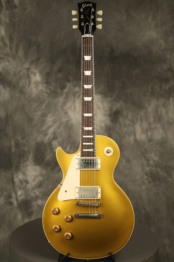 2013 Gibson Custom Shop 1957 Les Paul Standard reissue VOS Goldtop LEFT-HANDED - Image 3