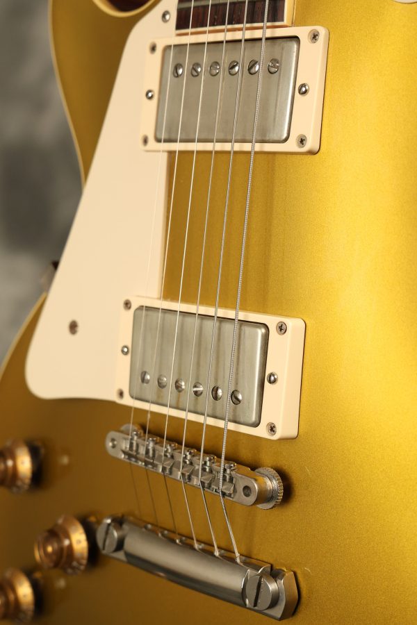 2013 Gibson Custom Shop 1957 Les Paul Standard reissue VOS Goldtop LEFT-HANDED - Image 6