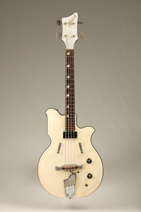 1964 National Val-Pro 85 Reso-Glass short-scale Bass White