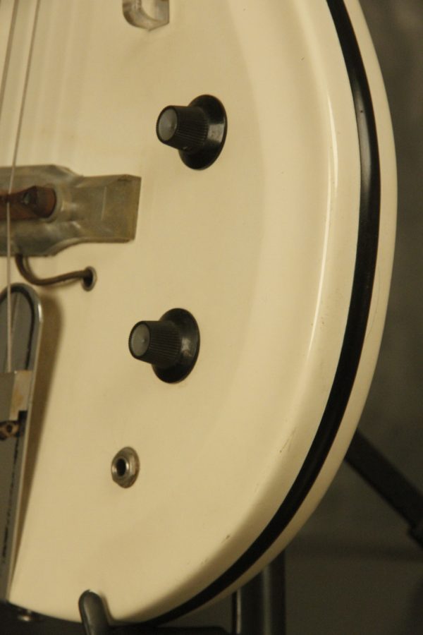1964 National Val-Pro 85 Reso-Glass short-scale Bass White - Image 13