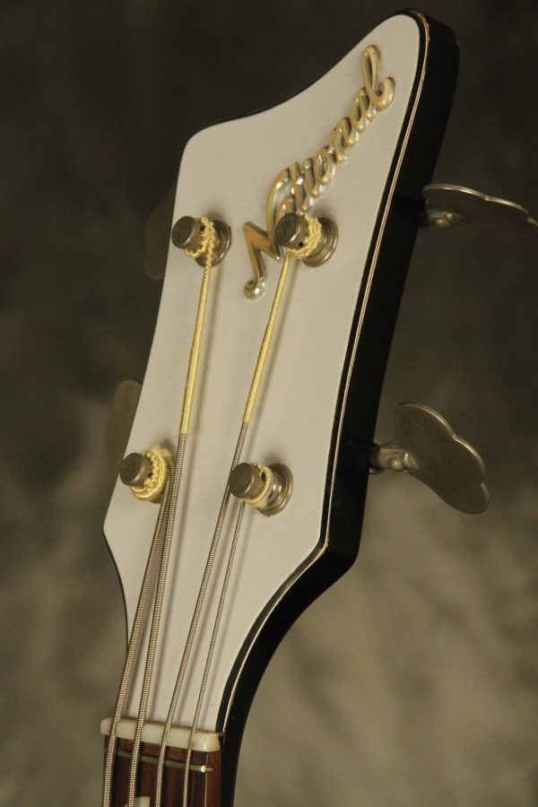 1964 National Val-Pro 85 Reso-Glass short-scale Bass White - Image 14