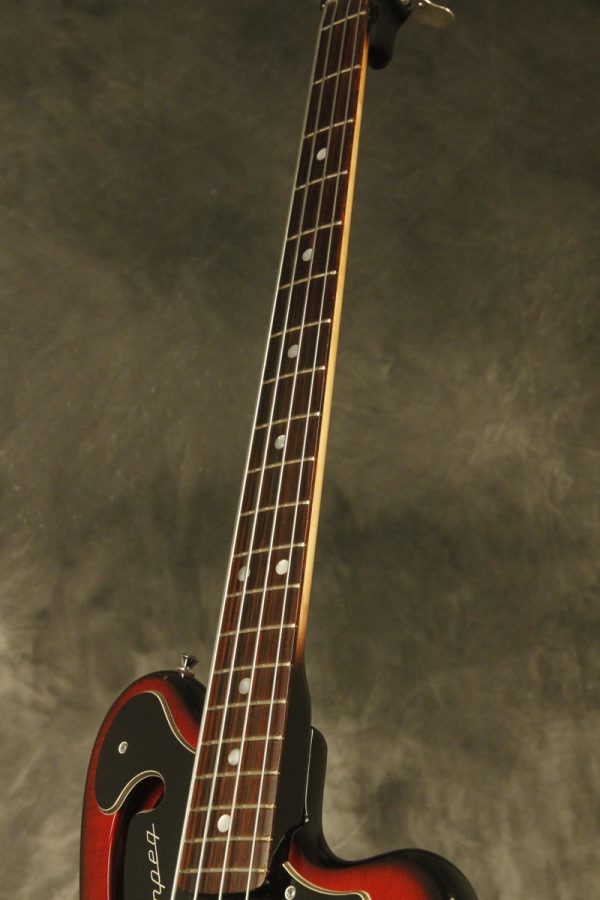 1960's Ampeg AEB-1 Scroll Bass Cherry-Red - Image 15