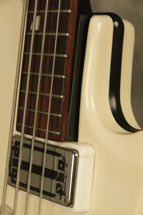 1964 National Val-Pro 85 Reso-Glass short-scale Bass White - Image 17