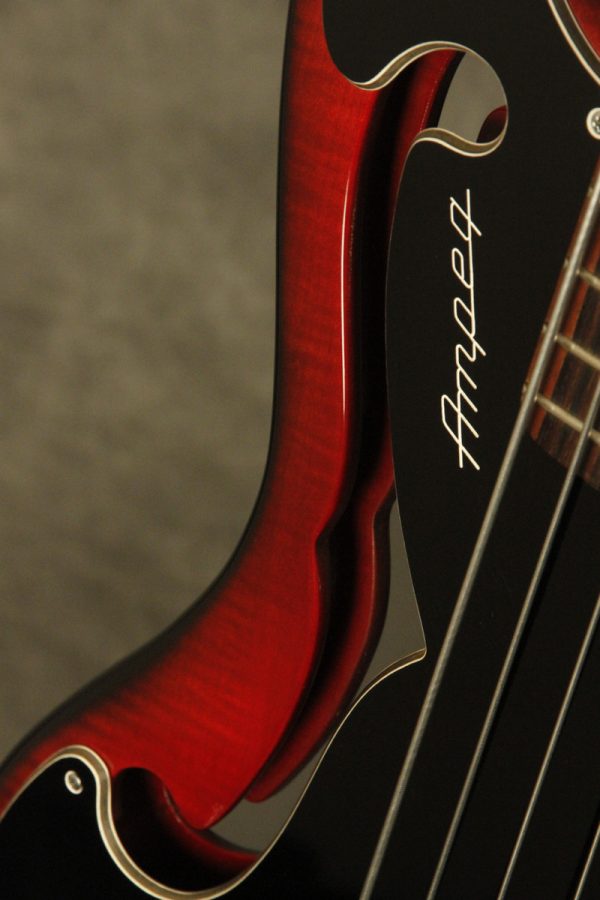 1960's Ampeg AEB-1 Scroll Bass Cherry-Red - Image 17
