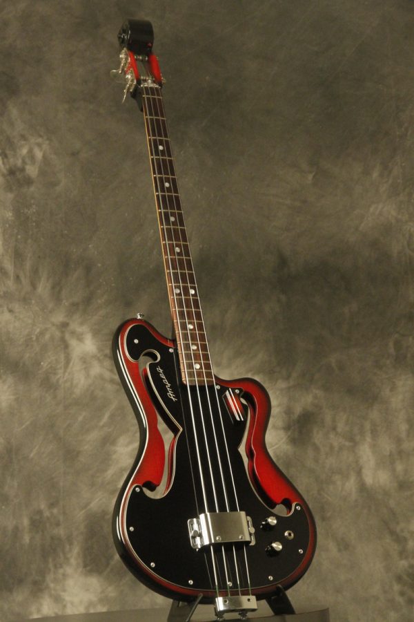 1960's Ampeg AEB-1 Scroll Bass Cherry-Red - Image 18