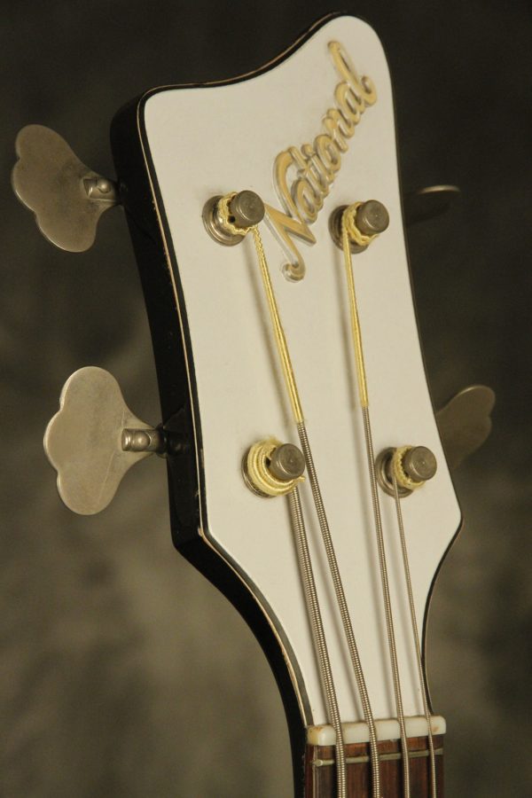 1964 National Val-Pro 85 Reso-Glass short-scale Bass White - Image 22