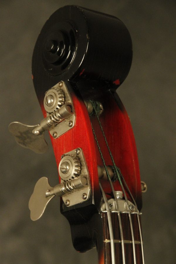 1960's Ampeg AEB-1 Scroll Bass Cherry-Red - Image 22