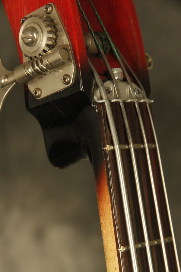 1960's Ampeg AEB-1 Scroll Bass Cherry-Red - Image 23