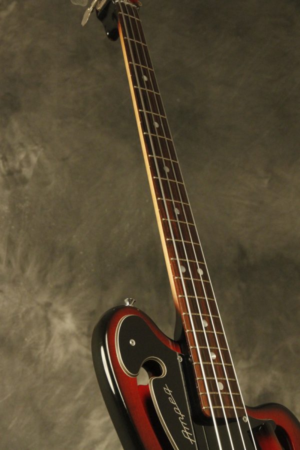 1960's Ampeg AEB-1 Scroll Bass Cherry-Red - Image 24
