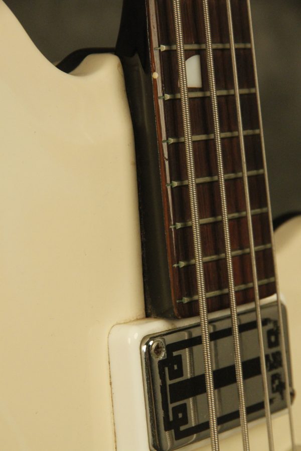 1964 National Val-Pro 85 Reso-Glass short-scale Bass White - Image 25