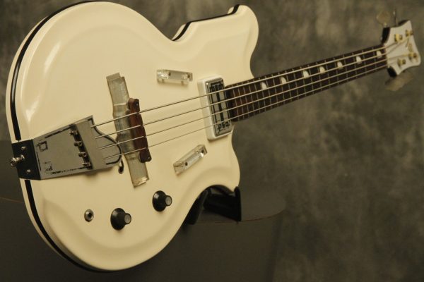 1964 National Val-Pro 85 Reso-Glass short-scale Bass White - Image 26