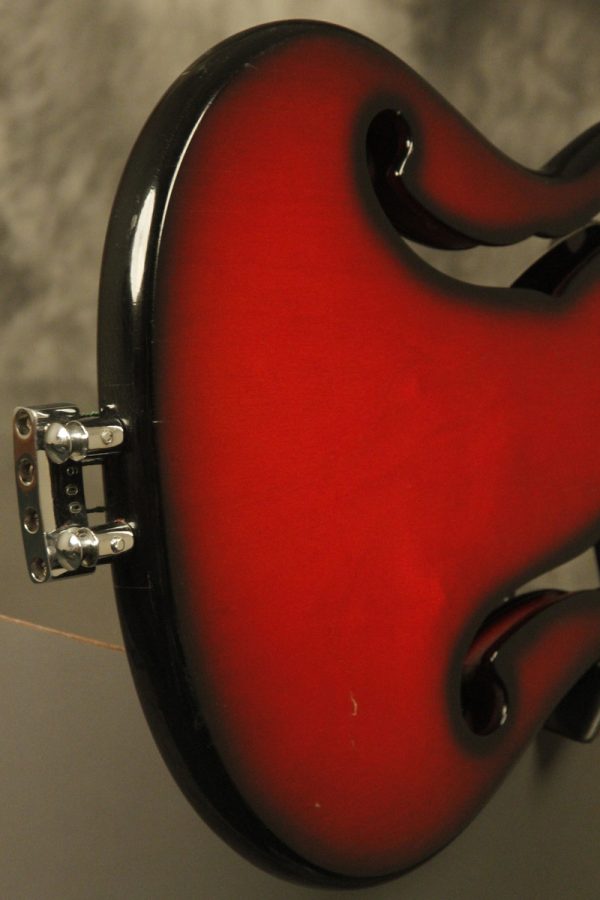 1960's Ampeg AEB-1 Scroll Bass Cherry-Red - Image 28