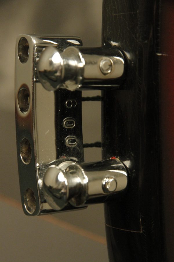 1960's Ampeg AEB-1 Scroll Bass Cherry-Red - Image 29