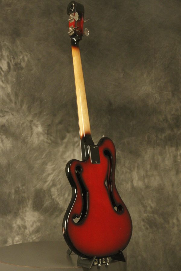 1960's Ampeg AEB-1 Scroll Bass Cherry-Red - Image 30