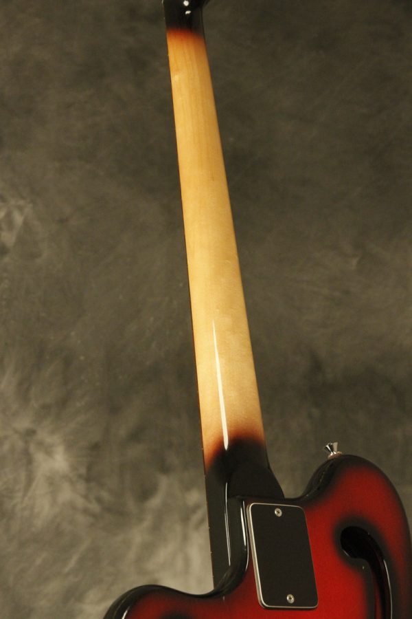 1960's Ampeg AEB-1 Scroll Bass Cherry-Red - Image 37