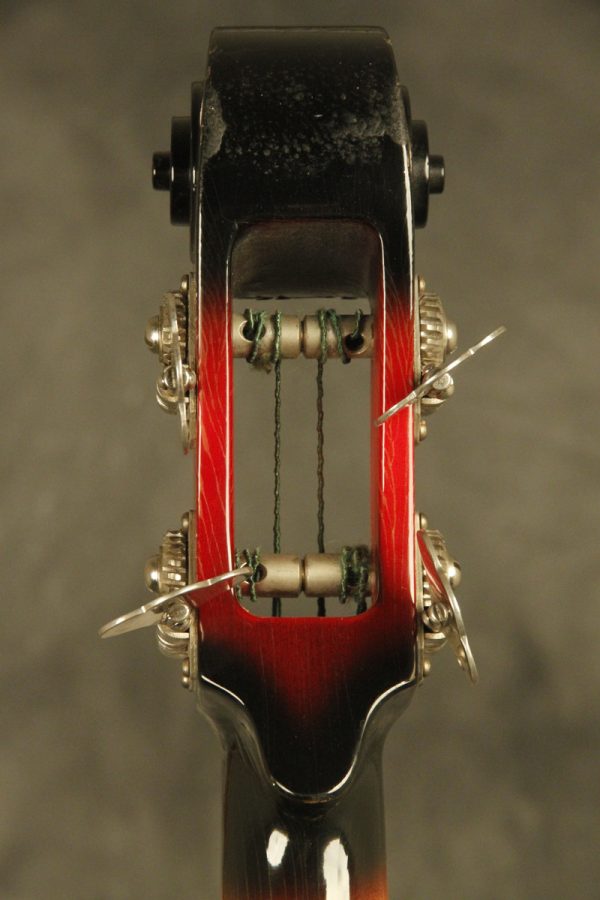 1960's Ampeg AEB-1 Scroll Bass Cherry-Red - Image 43