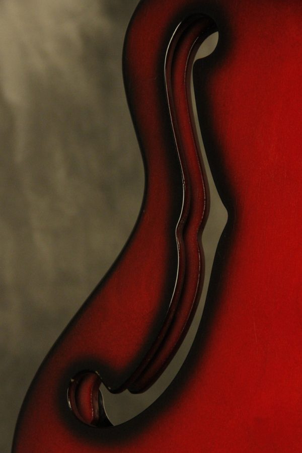 1960's Ampeg AEB-1 Scroll Bass Cherry-Red - Image 45