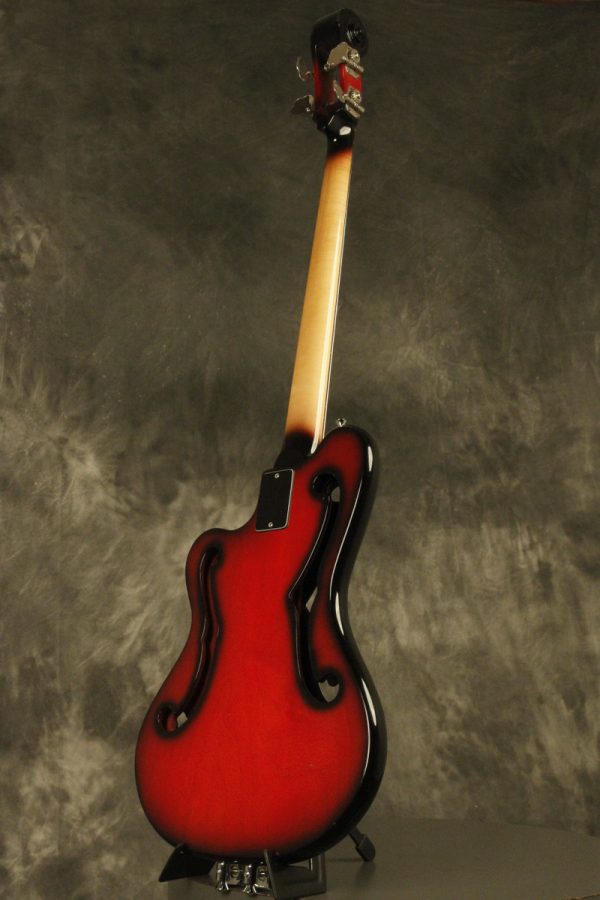 1960's Ampeg AEB-1 Scroll Bass Cherry-Red - Image 46