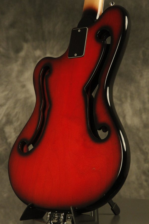 1960's Ampeg AEB-1 Scroll Bass Cherry-Red - Image 47
