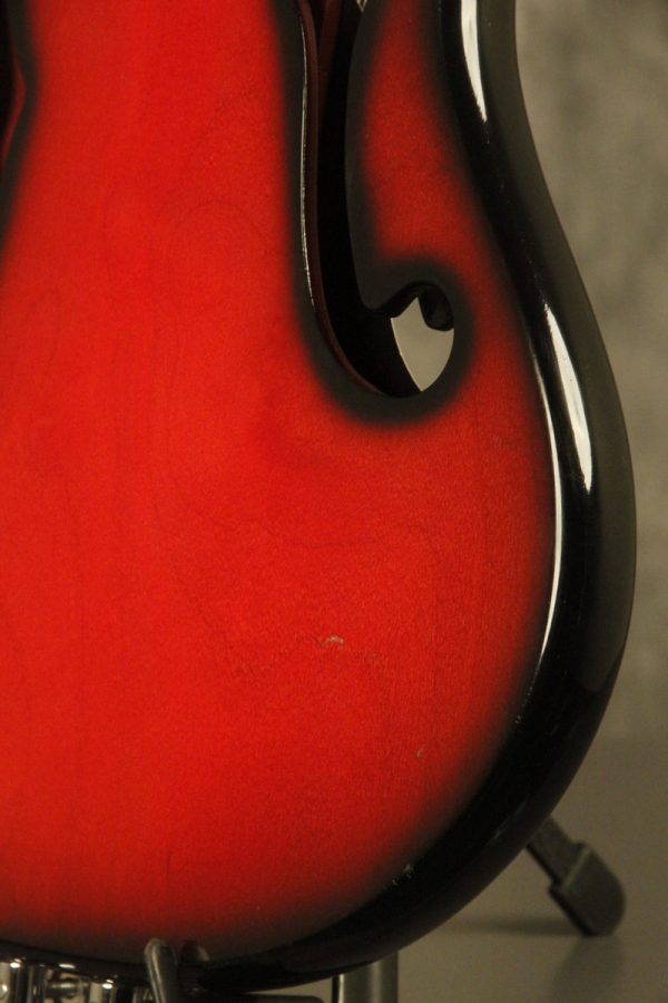1960's Ampeg AEB-1 Scroll Bass Cherry-Red - Image 49