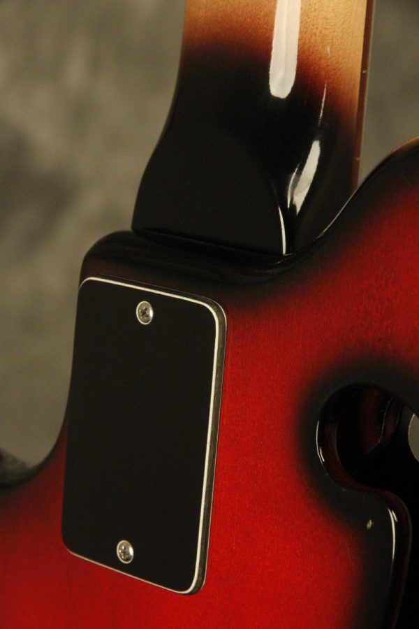 1960's Ampeg AEB-1 Scroll Bass Cherry-Red - Image 52