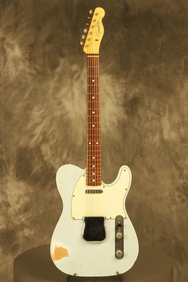 2012 Fender Masterbuilt 60 Custom Telecaster Sonic Blue Custom Shop Heavy Relic Dennis Galuszka - Image 3
