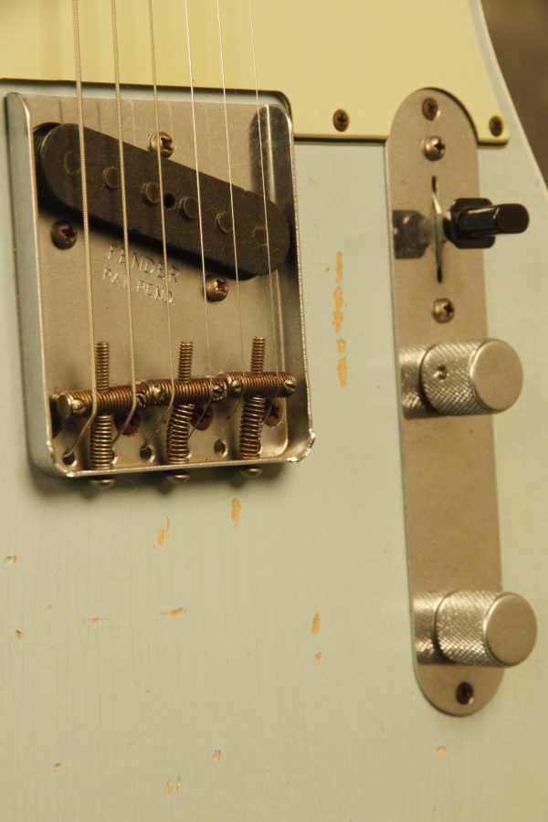 2012 Fender Masterbuilt 60 Custom Telecaster Sonic Blue Custom Shop Heavy Relic Dennis Galuszka - Image 7