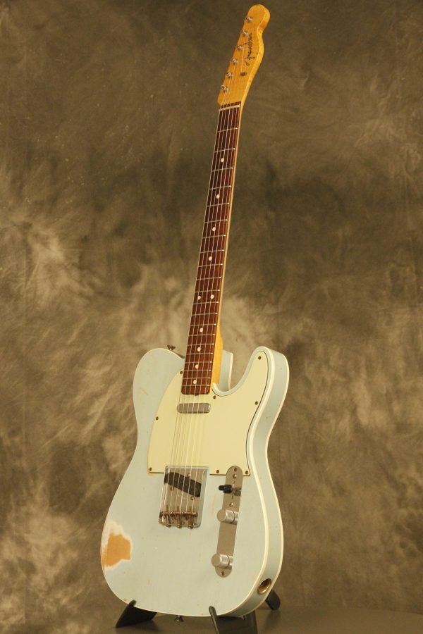 2012 Fender Masterbuilt 60 Custom Telecaster Sonic Blue Custom Shop Heavy Relic Dennis Galuszka - Image 8