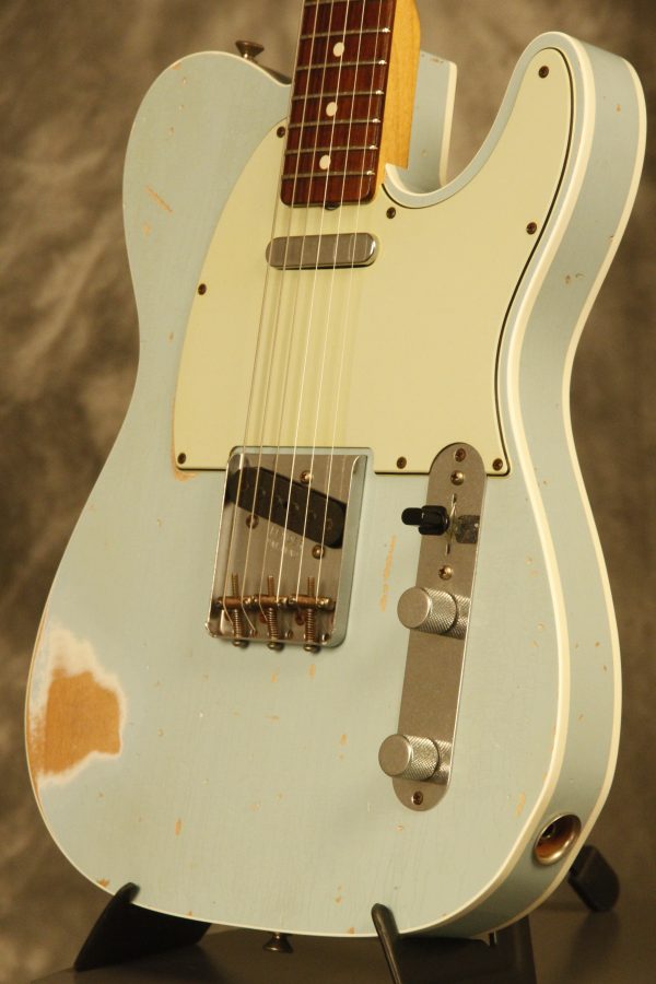 2012 Fender Masterbuilt 60 Custom Telecaster Sonic Blue Custom Shop Heavy Relic Dennis Galuszka - Image 9