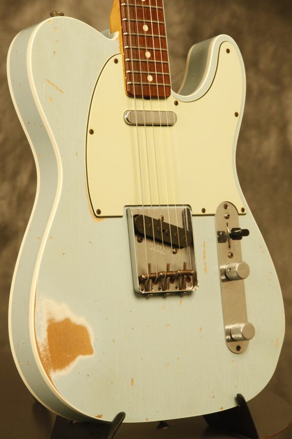 2012 Fender Masterbuilt 60 Custom Telecaster Sonic Blue Custom Shop Heavy Relic Dennis Galuszka - Image 12
