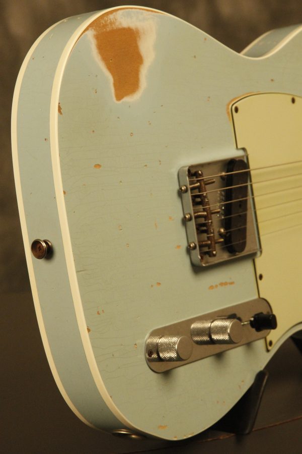 2012 Fender Masterbuilt 60 Custom Telecaster Sonic Blue Custom Shop Heavy Relic Dennis Galuszka - Image 16