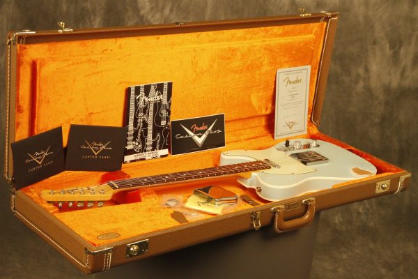 2012 Fender Masterbuilt 60 Custom Telecaster Sonic Blue Custom Shop Heavy Relic Dennis Galuszka - Image 30
