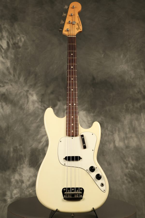 SOLD - 1972 Fender Musicmaster Bass White - Image 3