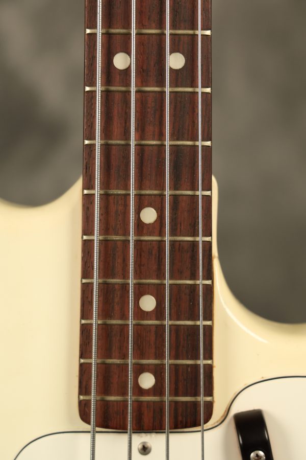 SOLD - 1972 Fender Musicmaster Bass White - Image 8