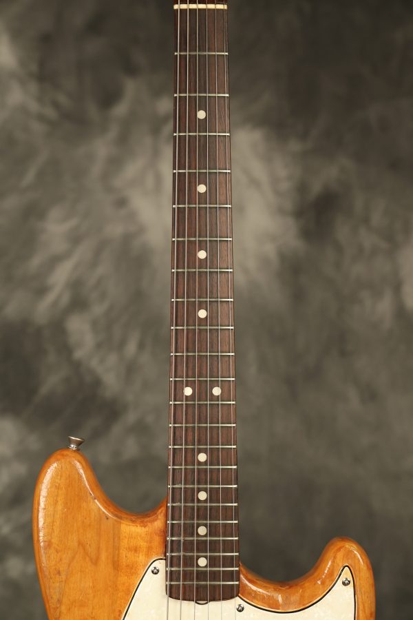 1966 Fender Mustang stripped natural body with poor refinish - Image 5