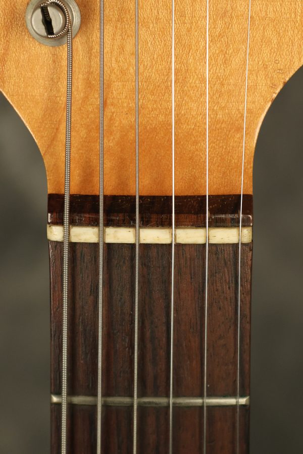 1966 Fender Mustang stripped natural body with poor refinish - Image 6