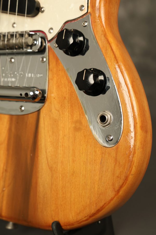 1966 Fender Mustang stripped natural body with poor refinish - Image 19