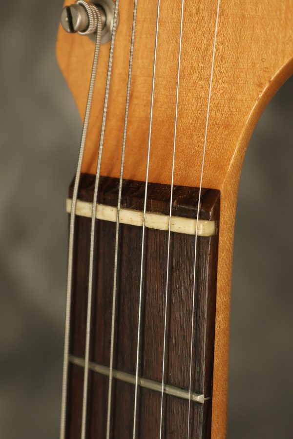 1966 Fender Mustang stripped natural body with poor refinish - Image 22