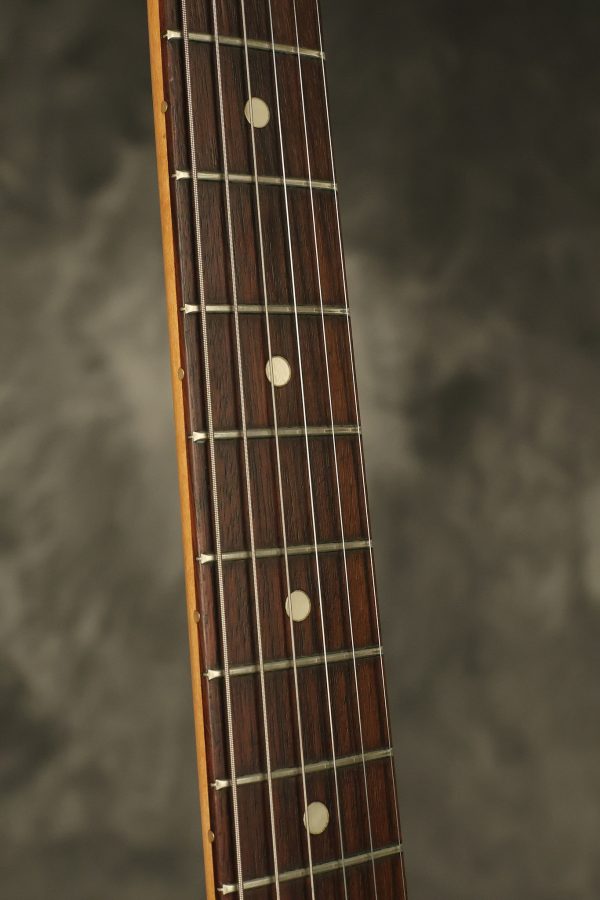 1966 Fender Mustang stripped natural body with poor refinish - Image 33