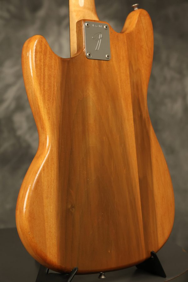 1966 Fender Mustang stripped natural body with poor refinish - Image 43