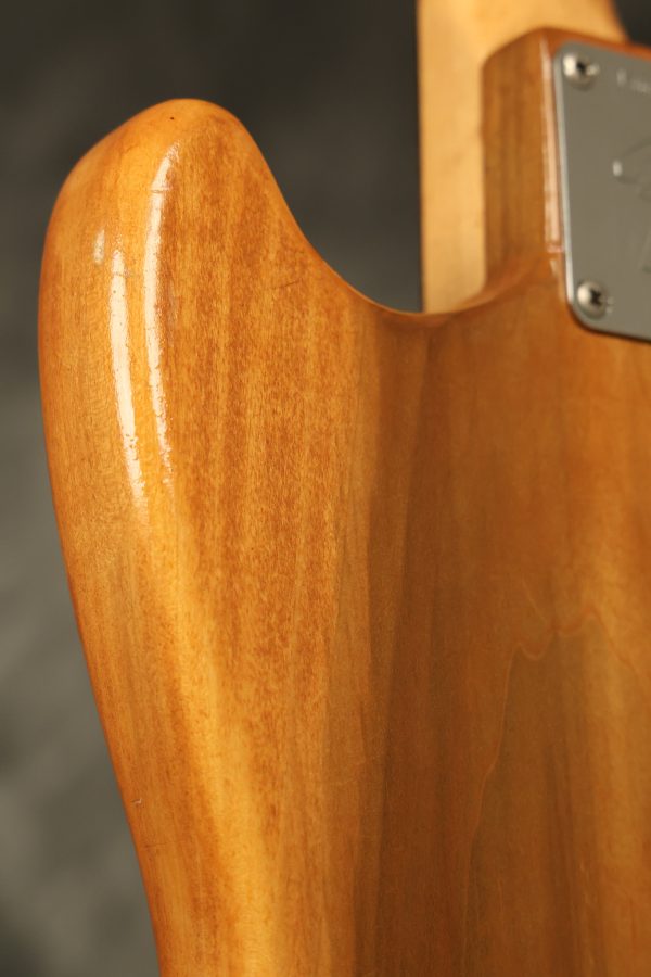 1966 Fender Mustang stripped natural body with poor refinish - Image 44