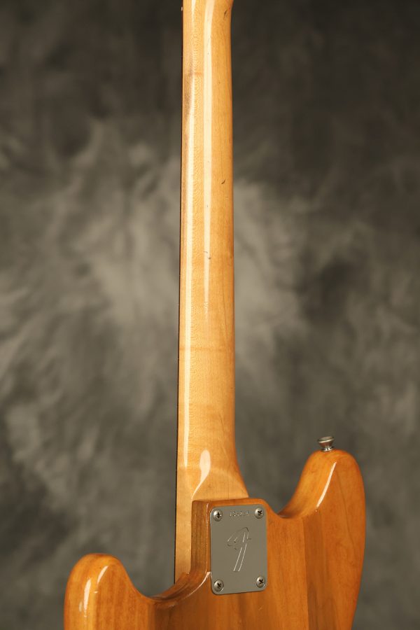 1966 Fender Mustang stripped natural body with poor refinish - Image 47