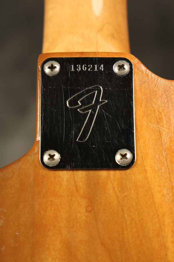 1966 Fender Mustang stripped natural body with poor refinish - Image 51