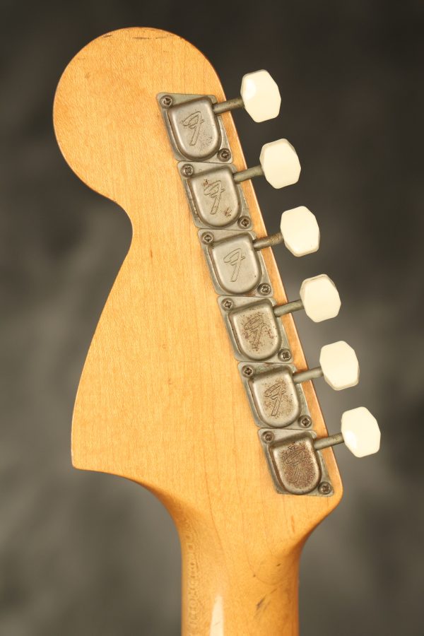 1966 Fender Mustang stripped natural body with poor refinish - Image 52