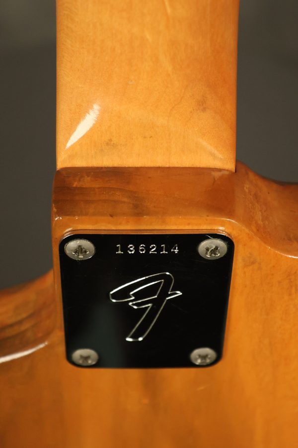 1966 Fender Mustang stripped natural body with poor refinish - Image 54