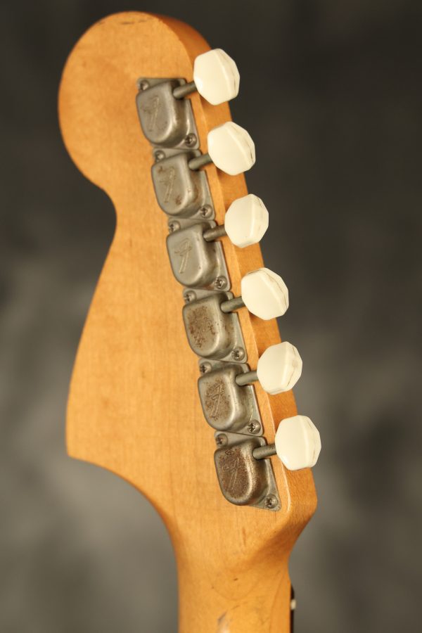 1966 Fender Mustang stripped natural body with poor refinish - Image 59
