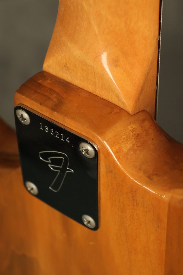1966 Fender Mustang stripped natural body with poor refinish - Image 61