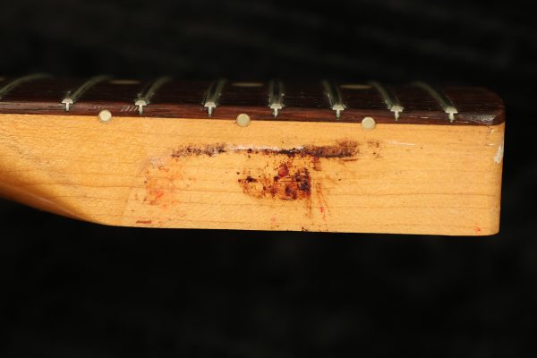 1966 Fender Mustang stripped natural body with poor refinish - Image 68